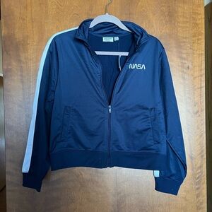 Mighty Fine NASA Dark Blue Jacket with White Accents